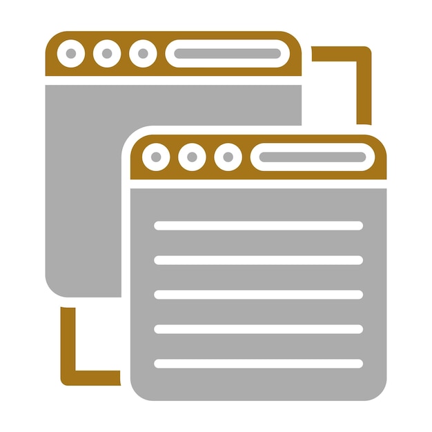 Estilo del icono de la cola de diseño vectorial