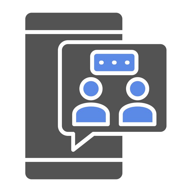 Estilo de icono de colaboración de diseño vectorial