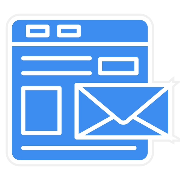 Estilo del icono colateral del diseño vectorial