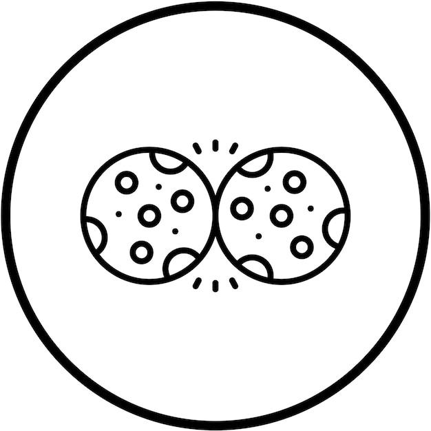 Estilo del icono de colisión de diseño vectorial