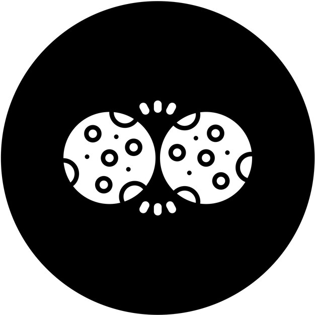 Estilo del icono de colisión de diseño vectorial