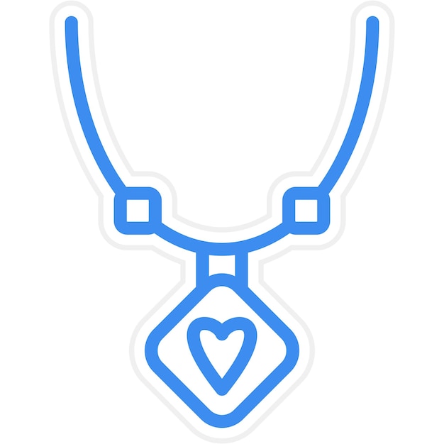 Estilo del icono del collar