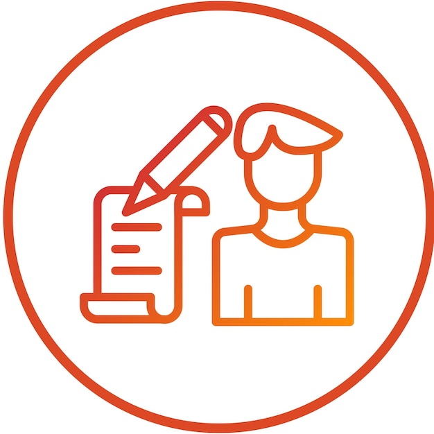 Estilo del icono de los comandos de contenido de diseño vectorial