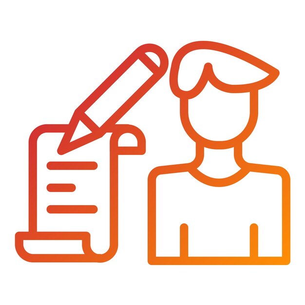 Estilo del icono de los comandos de contenido de diseño vectorial