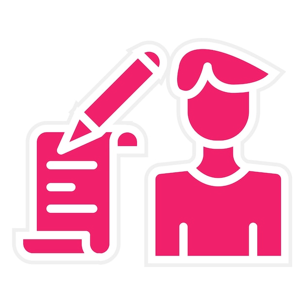 Estilo del icono de los comandos de contenido de diseño vectorial