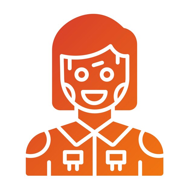 Estilo del icono de combate del robot de diseño vectorial