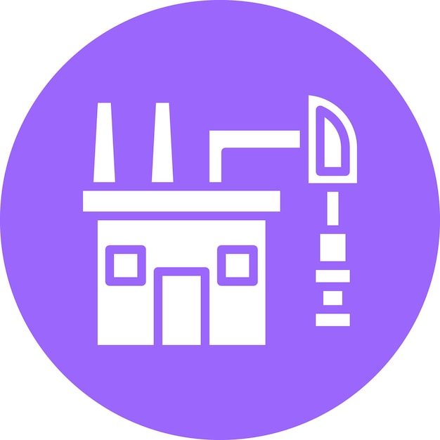 Estilo del icono de los combustibles fósiles