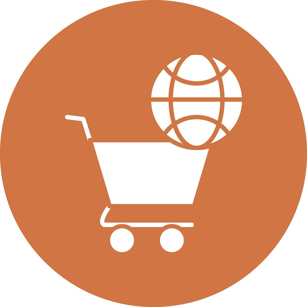 Estilo de icono de comercio electrónico de diseño vectorial