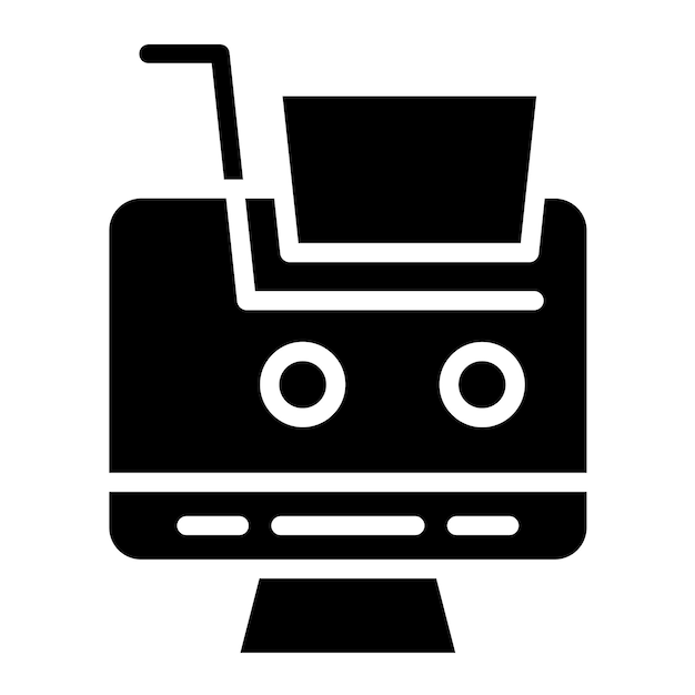 Estilo de icono de comercio electrónico de diseño vectorial