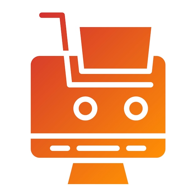 Estilo de icono de comercio electrónico de diseño vectorial