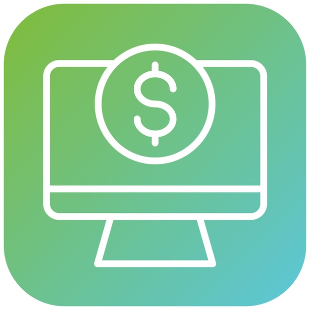 Estilo de icono de comercio electrónico de diseño vectorial
