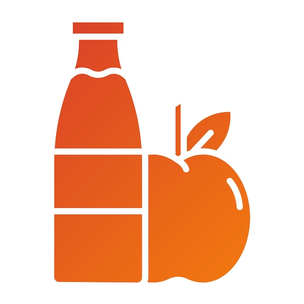Estilo del icono de la comida saludable