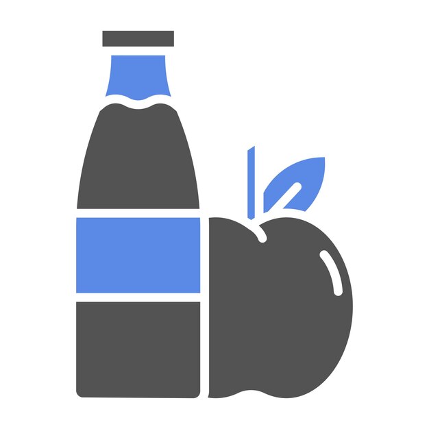 Estilo del icono de la comida saludable