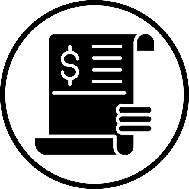 Estilo del icono de compensación de diseño vectorial