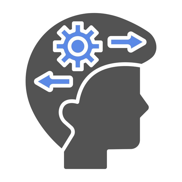 Estilo del icono del comportamiento del diseño vectorial
