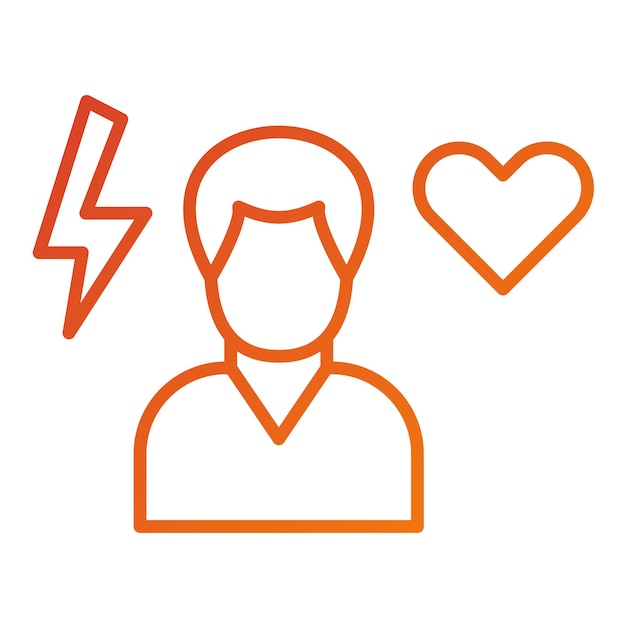 Estilo del icono del comportamiento del diseño vectorial