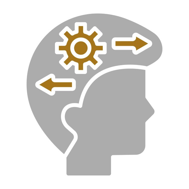 Estilo del icono del comportamiento del diseño vectorial