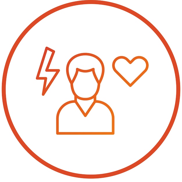 Estilo del icono del comportamiento del diseño vectorial