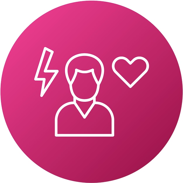 Estilo del icono del comportamiento del diseño vectorial