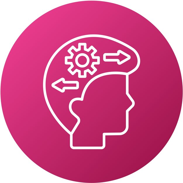 Estilo del icono del comportamiento del diseño vectorial