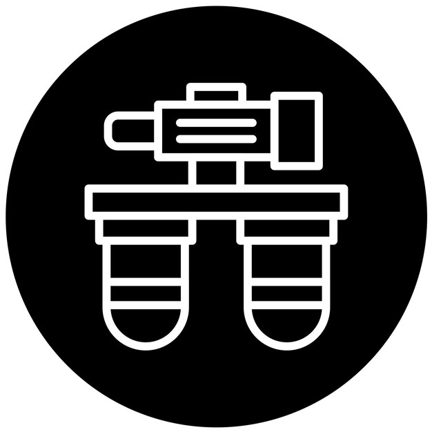 Estilo del icono del compresor de diseño vectorial