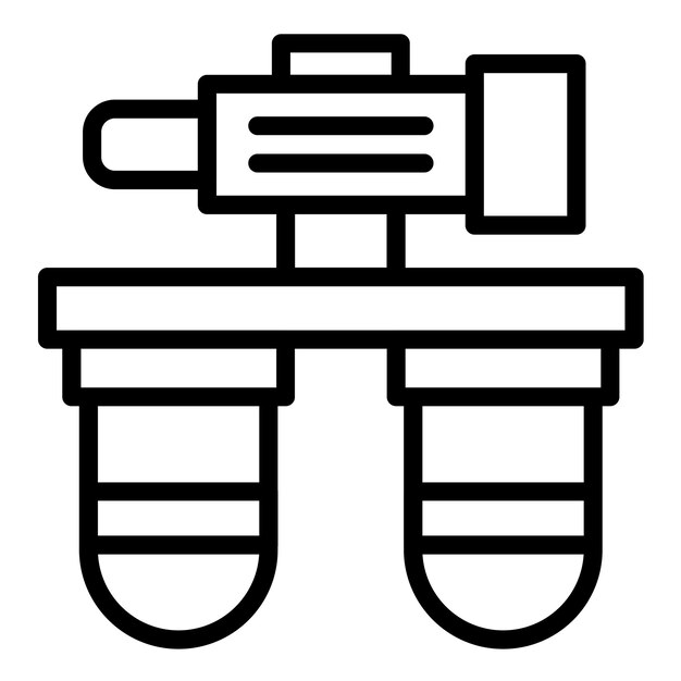 Estilo del icono del compresor de diseño vectorial
