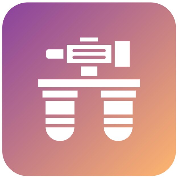 Estilo del icono del compresor de diseño vectorial