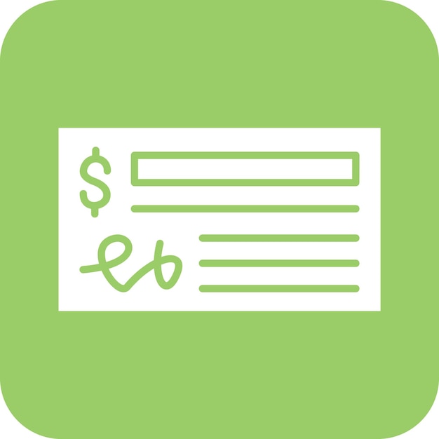 Estilo del icono de comprobación del diseño vectorial