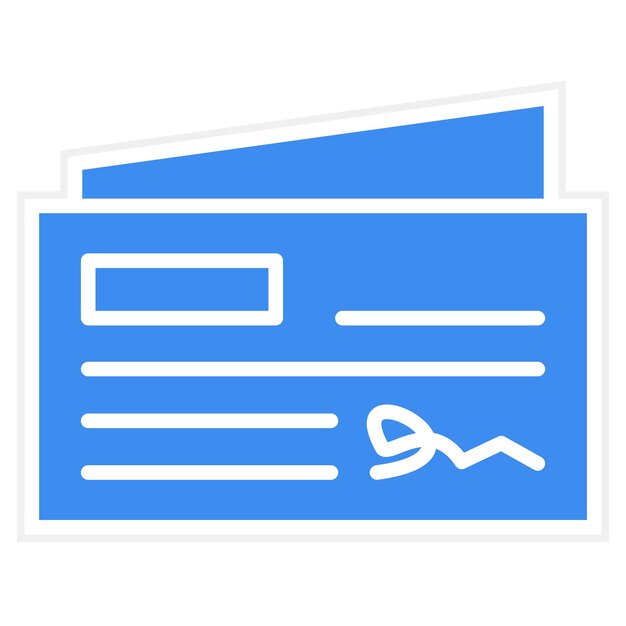 Estilo del icono de comprobación del diseño vectorial