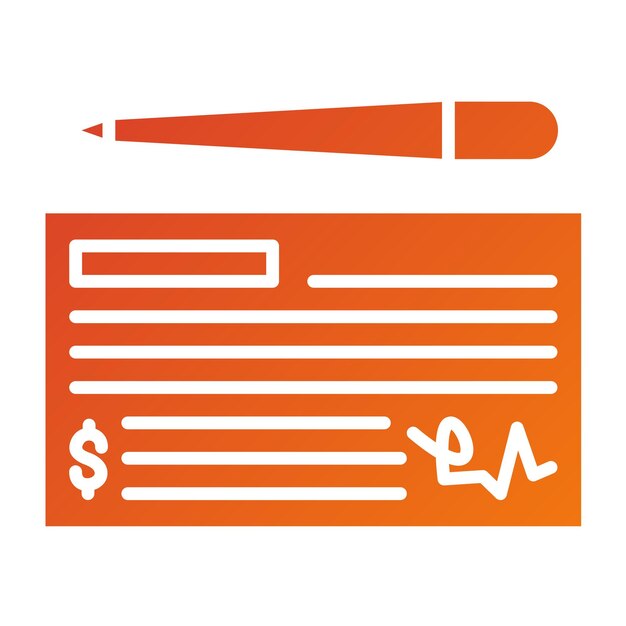 Estilo del icono de comprobación del diseño vectorial