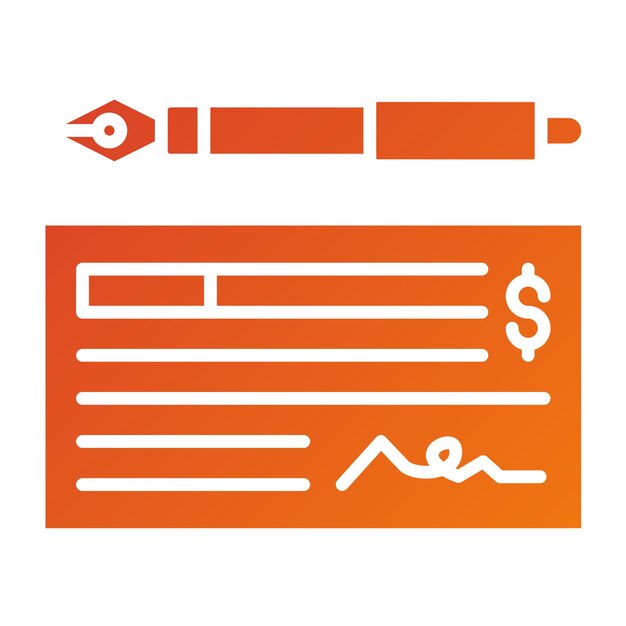 Estilo del icono de comprobación del diseño vectorial