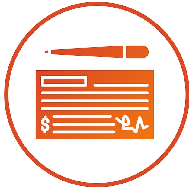 Estilo del icono de comprobación del diseño vectorial