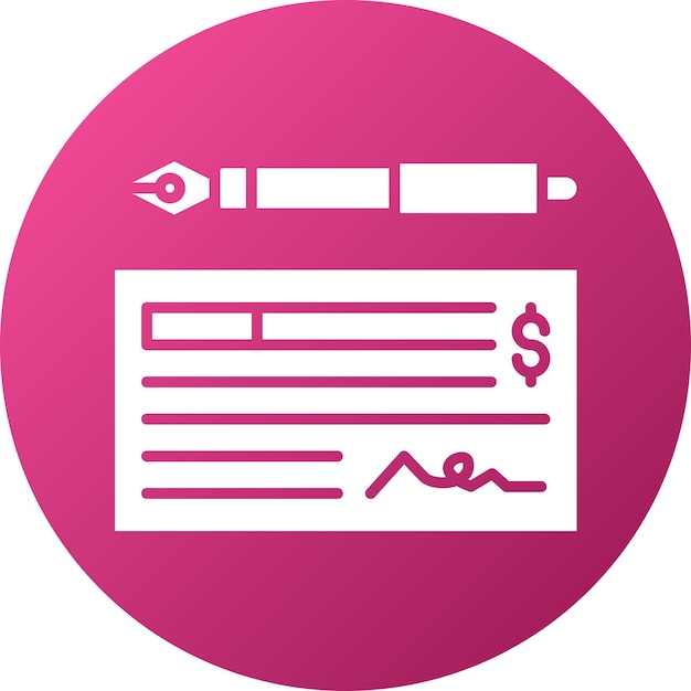 Estilo del icono de comprobación del diseño vectorial