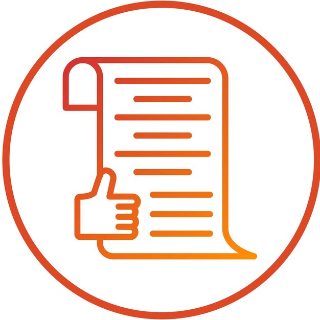 Estilo del icono de compromiso de bienestar de diseño vectorial