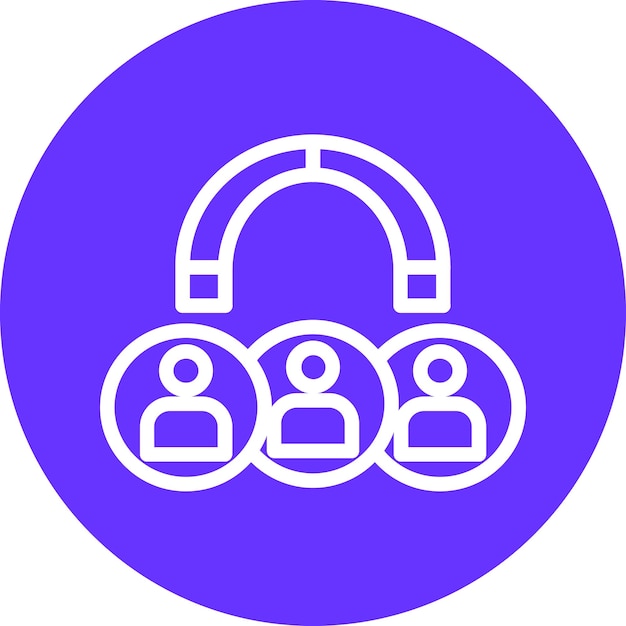 Estilo del icono de compromiso de diseño vectorial