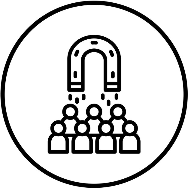 Estilo del icono de compromiso de diseño vectorial