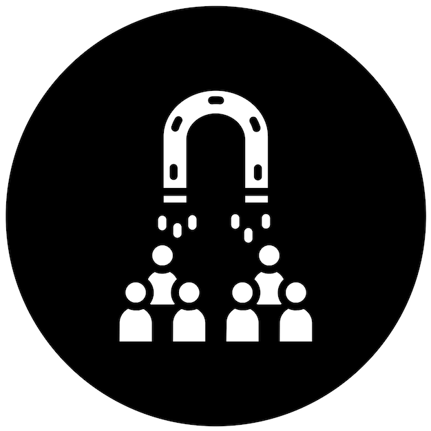 Estilo del icono de compromiso de diseño vectorial