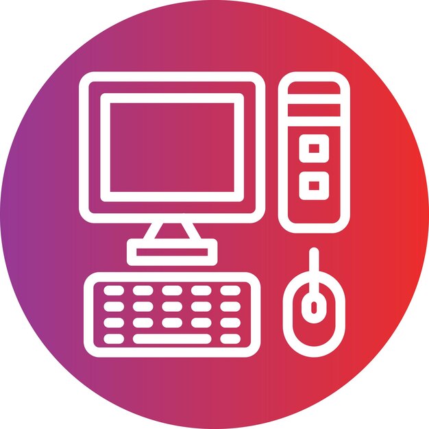 Estilo del icono de la computadora