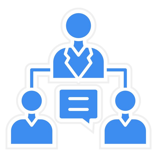 Estilo de icono de comunicación de diseño vectorial