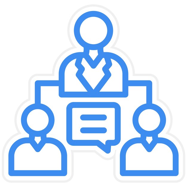Estilo de icono de comunicación de diseño vectorial