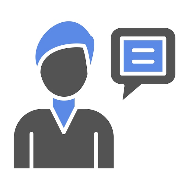 Estilo de icono de comunicación de diseño vectorial