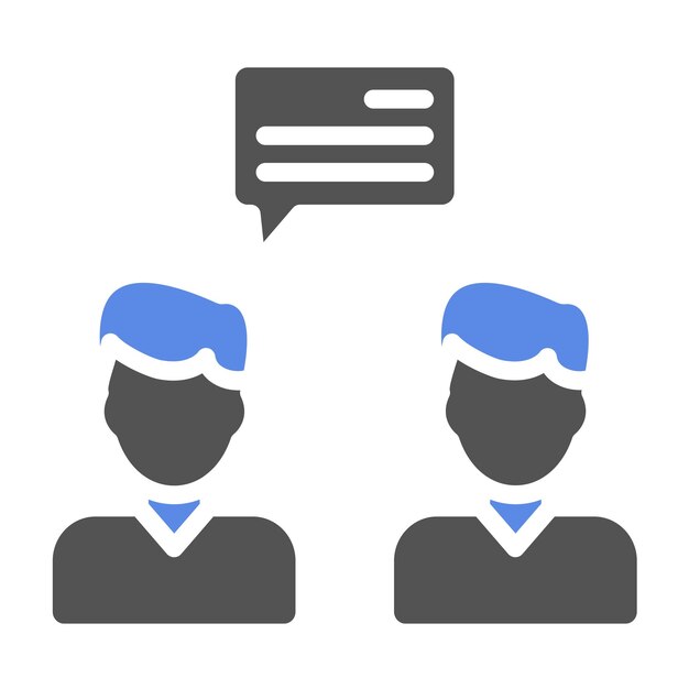 Estilo de icono de comunicación de diseño vectorial