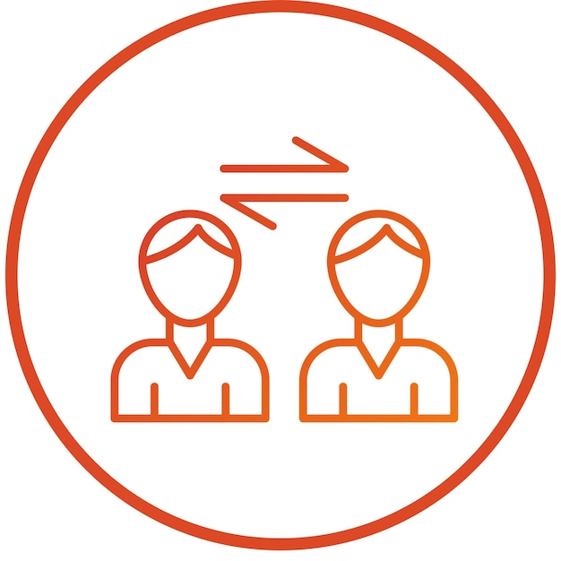 Estilo de icono de comunicación de diseño vectorial