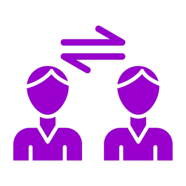Estilo de icono de comunicación de diseño vectorial
