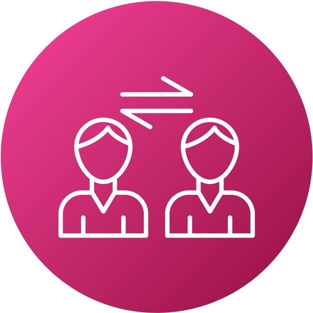 Estilo de icono de comunicación de diseño vectorial