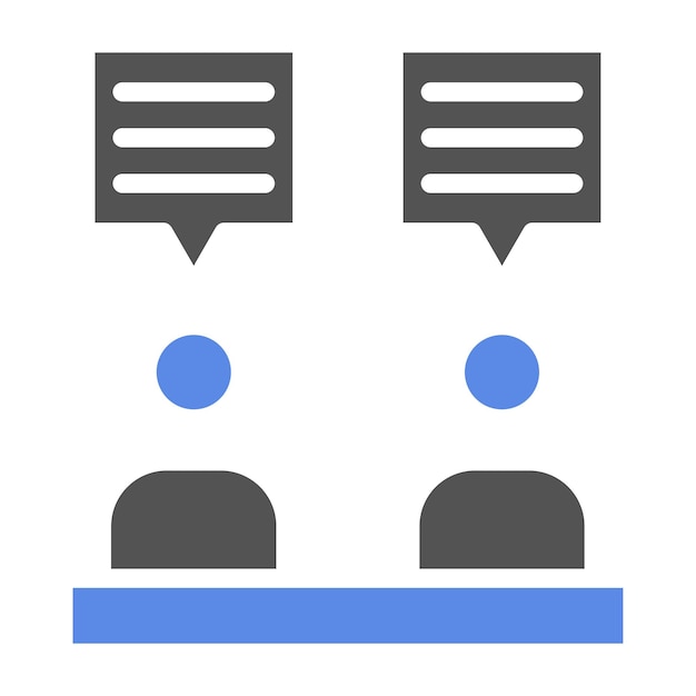 Estilo de icono de comunicación de diseño vectorial