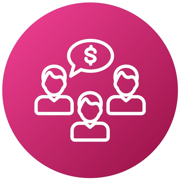 Estilo de icono de comunicación de diseño vectorial