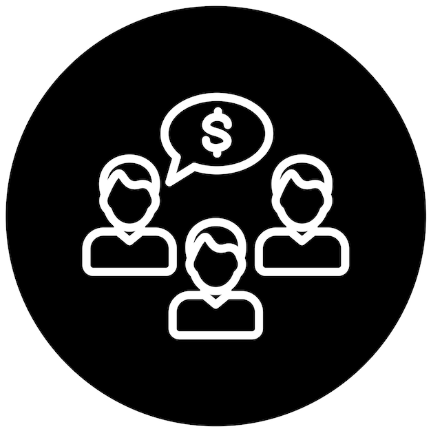 Estilo de icono de comunicación de diseño vectorial