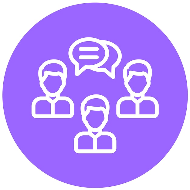 Estilo de icono de comunicaciones de diseño vectorial