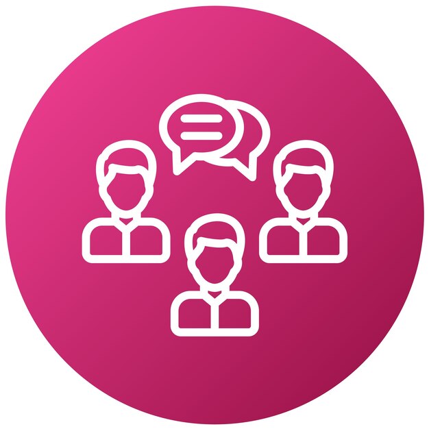 Estilo de icono de comunicaciones de diseño vectorial
